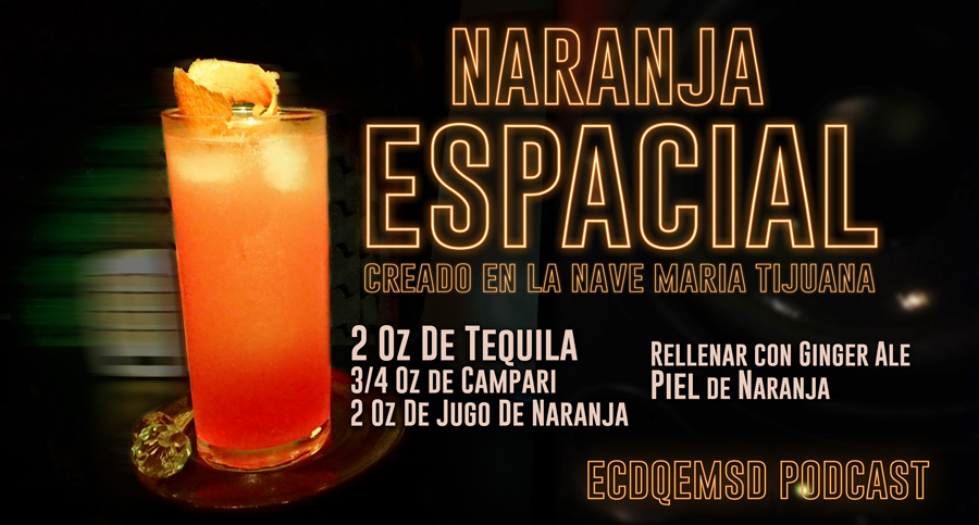 NARANJA ESPACIAL Cocktail cóctel