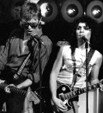 David Bowie y Marc Bolan - musicos