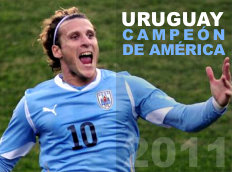 Uruguay Campe�n Copa Am�rica 2011